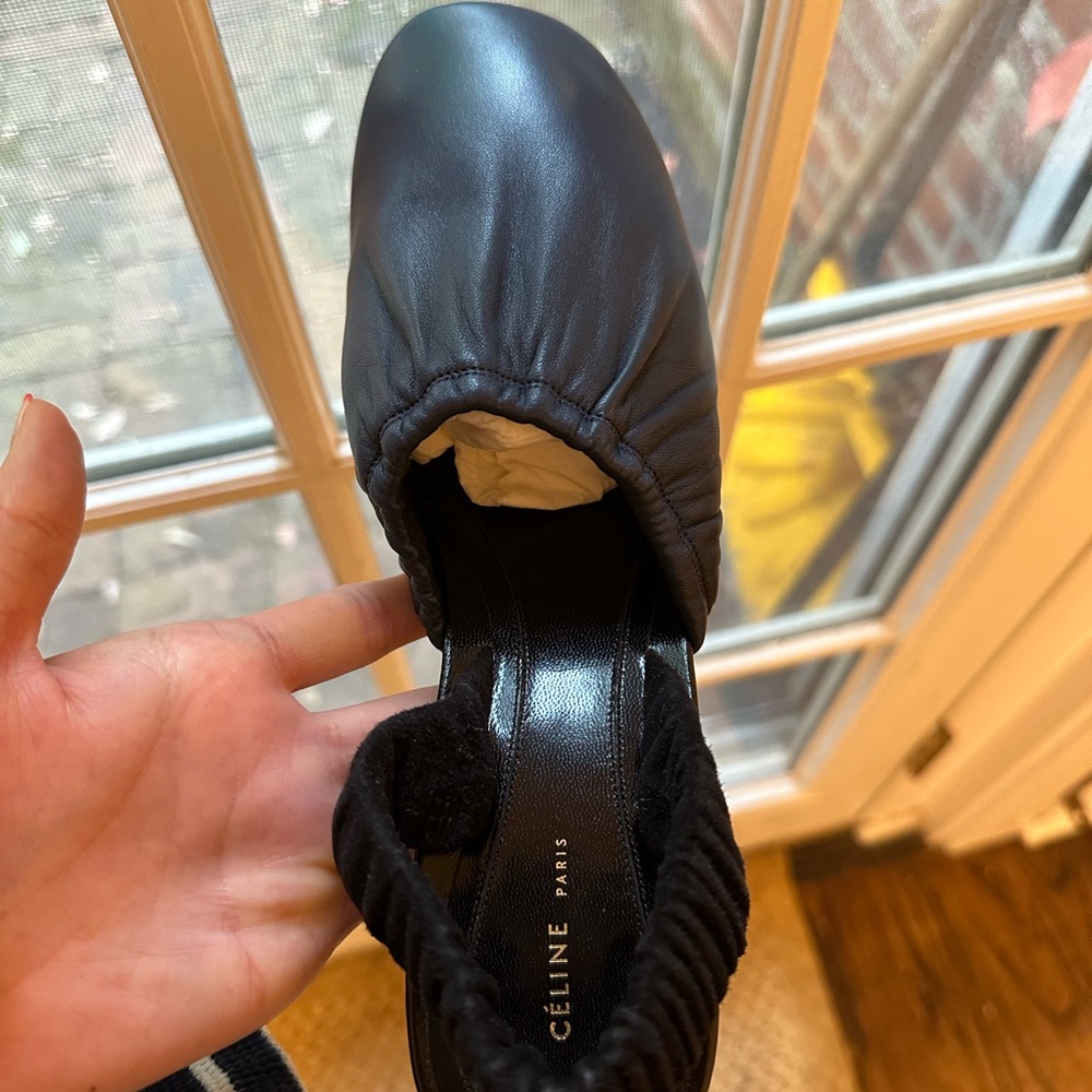 Celine - Old Celine Slingback Pump Ballerina